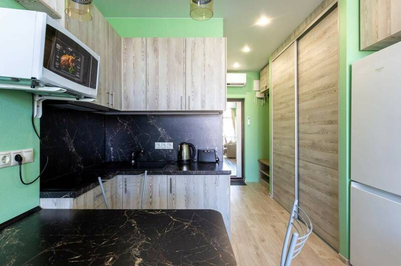 Апартаменты с видом на море и горы