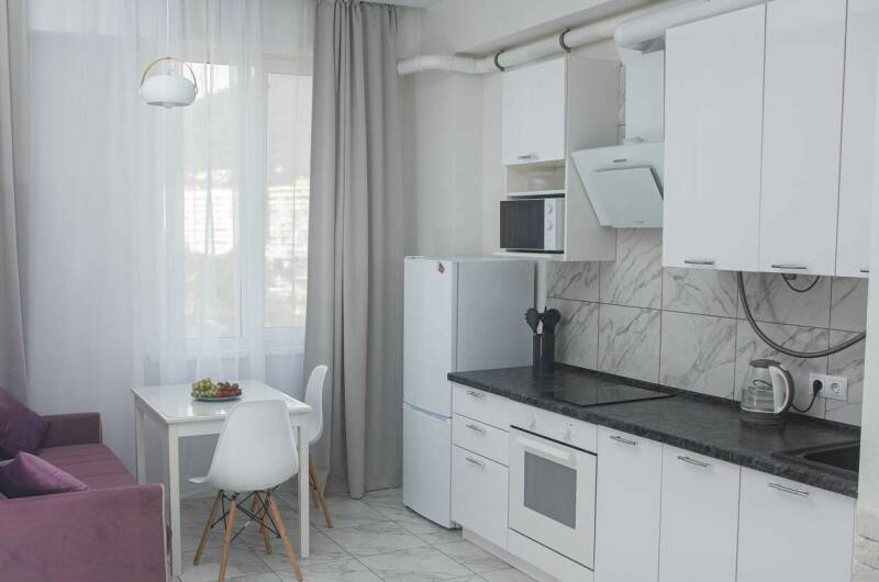 Двухкомнатная квартира с видом на горы