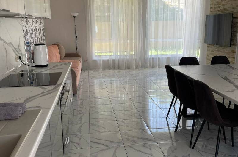 Дом с бассейном и большой террасой