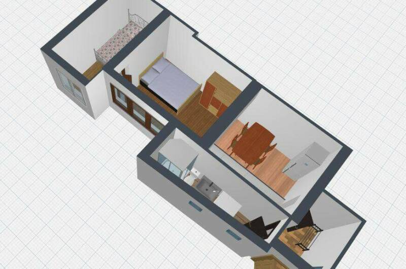 2-х комнатная квартира в частном доме