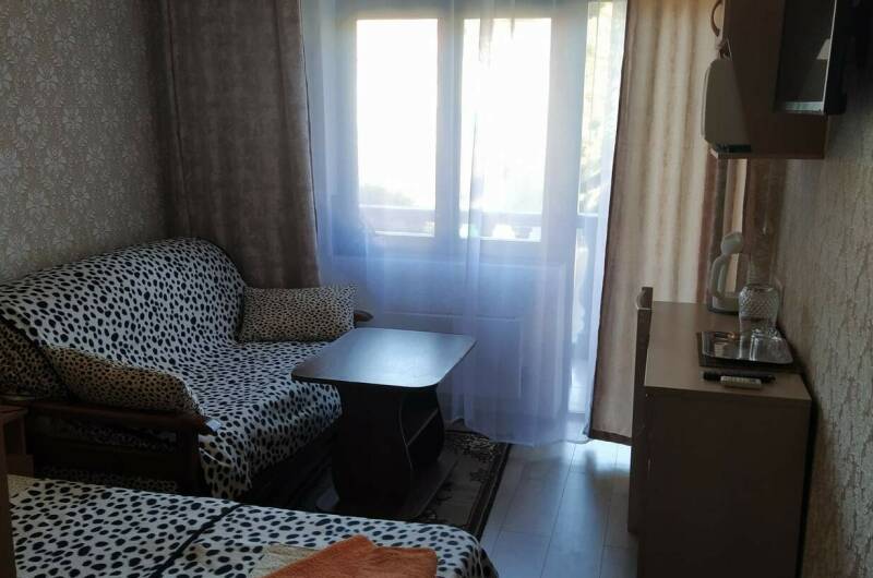 Апартаменты с двуспальной кроватью на 1−3 человека