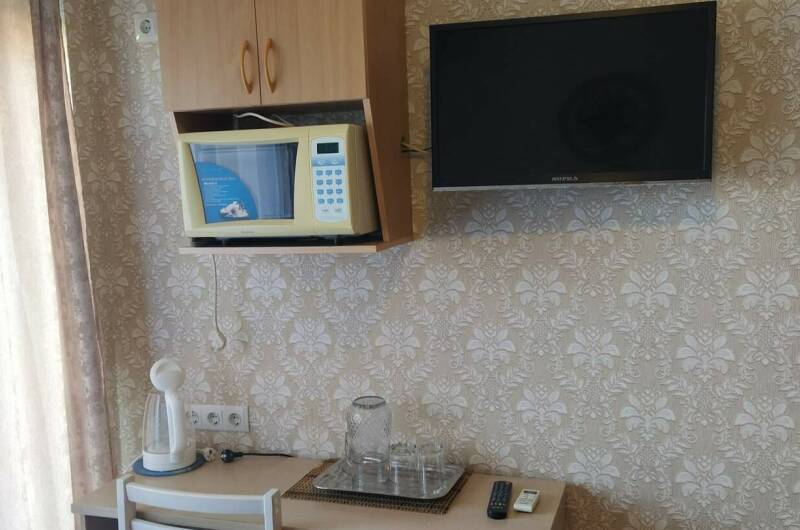 Апартаменты с двуспальной кроватью на 1−3 человека